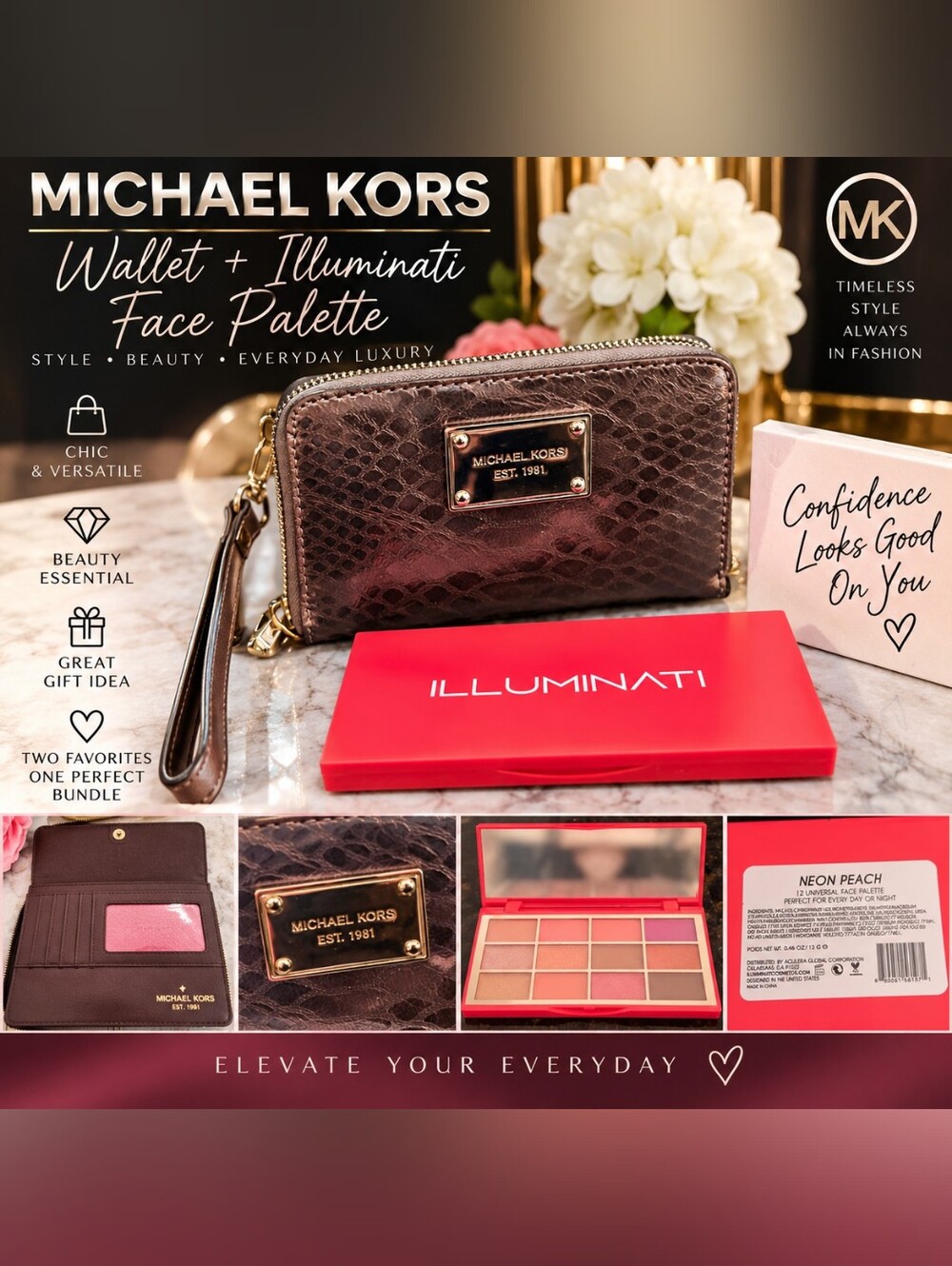 👜✨ Michael Kors + Illuminati Beauty Bundle